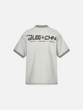DAXUEN Oversized short-sleeve graphic t-shirt with contrast stitching