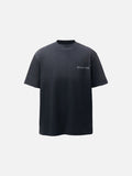 DAXUEN Distressed short-sleeve T-shirt with graphic panel