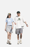 DAXUEN Oversized Chest Logo Relaxed Tee