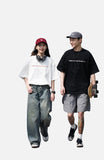 DAXUEN Oversized Heavyweight Front-Text Tee