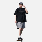 DAXUEN Oversized Heavyweight Front-Text Tee