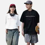 DAXUEN Oversized Heavyweight Front-Text Tee