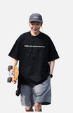 DAXUEN Oversized Heavyweight Front-Text Tee