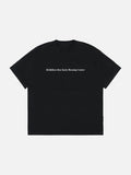 DAXUEN Oversized Heavyweight Front-Text Tee