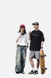 DAXUEN Oversized Heavyweight Front-Text Tee