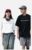 DAXUEN Oversized Heavyweight Front-Text Tee