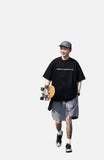DAXUEN Oversized Heavyweight Front-Text Tee