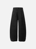 DAXUEN black oversized balloon pants with silver studs