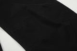 DAXUEN black oversized balloon pants with silver studs