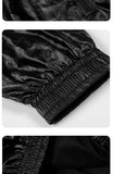 Black Crinkled Half-Zip Pullover Jacket