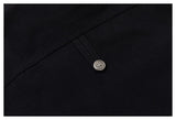 DAXUEN black cropped jacket with buckled straps