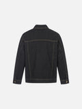 DAXUEN black denim jacket with gold detailing