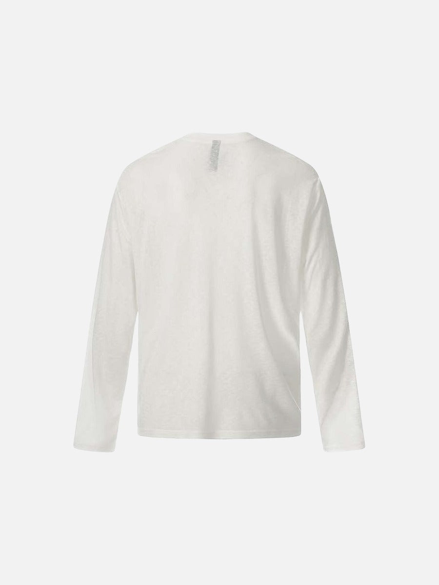 DAXUEN Black Energy Iris Long Sleeve T-Shirt