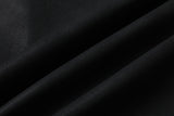 DAXUEN black faux leather jacket with embossed buttons
