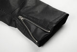 Black Faux Leather Motorcycle Jackets