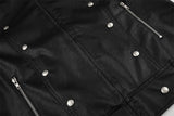Black Faux Leather Motorcycle Jackets