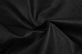 Black Faux Leather Motorcycle Jacket