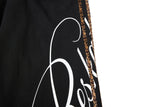 DAXUEN black leopard print wide-leg sweatpants