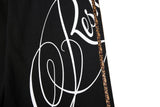DAXUEN black leopard print wide-leg sweatpants