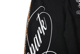 DAXUEN black leopard print wide-leg sweatpants