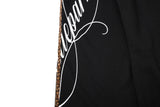 DAXUEN black leopard print wide-leg sweatpants