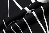 DAXUEN black leopard print wide-leg sweatpants