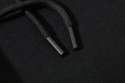 DAXUEN black leopard print wide-leg sweatpants