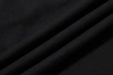 DAXUEN black leopard print wide-leg sweatpants