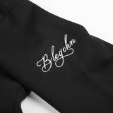 Black Full-Zip Aesthetic Hoodie