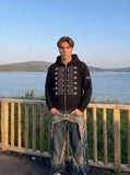 Black Aesthetic Full-Zip Hoodie