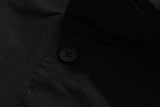 DAXUEN black wide-leg cargo pants with drawstring