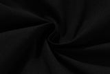 DAXUEN black wide-leg cargo pants with drawstring