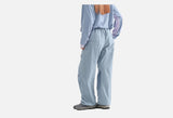 Bold Emblem Wide-Leg Trousers