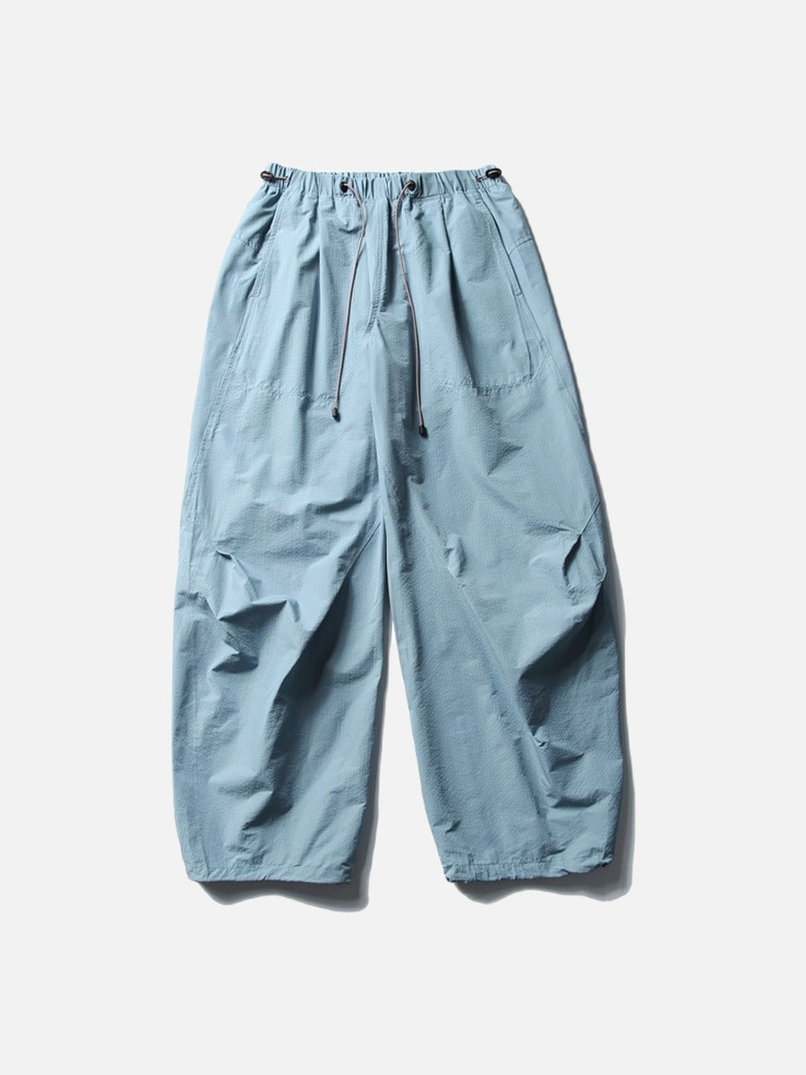 Bold Emblem Wide-Leg Trousers