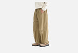 Bold Emblem Wide-Leg Trousers