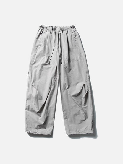 Bold Emblem Wide-Leg Trousers