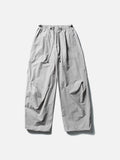 Bold Emblem Wide-Leg Trousers