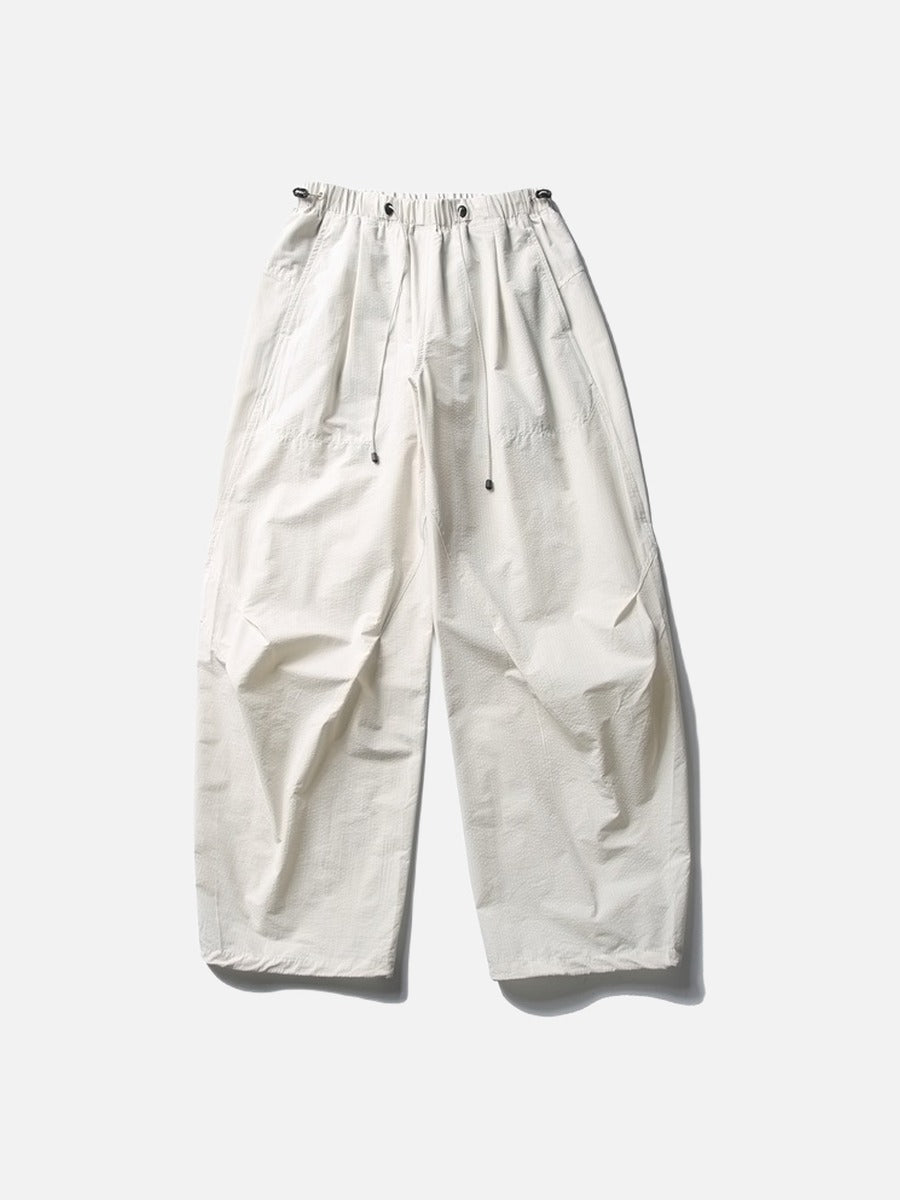 Bold Emblem Wide-Leg Trousers