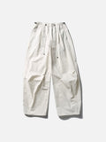 Bold Emblem Wide-Leg Trousers