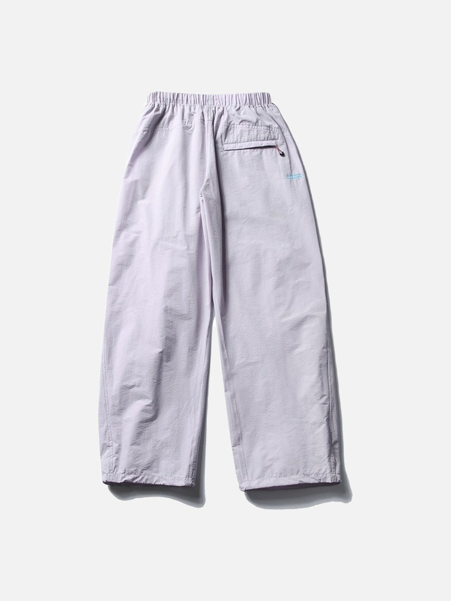Bold Emblem Wide-Leg Trousers