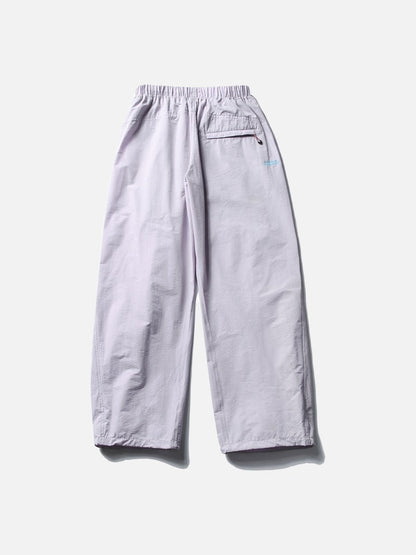 Bold Emblem Wide-Leg Trousers
