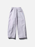 Bold Emblem Wide-Leg Trousers