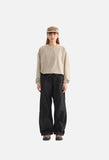 Bold Emblem Wide-Leg Trousers