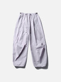Bold Emblem Wide-Leg Trousers