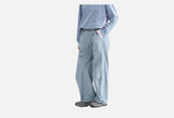 Bold Emblem Wide-Leg Trousers