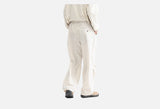 Bold Emblem Wide-Leg Trousers