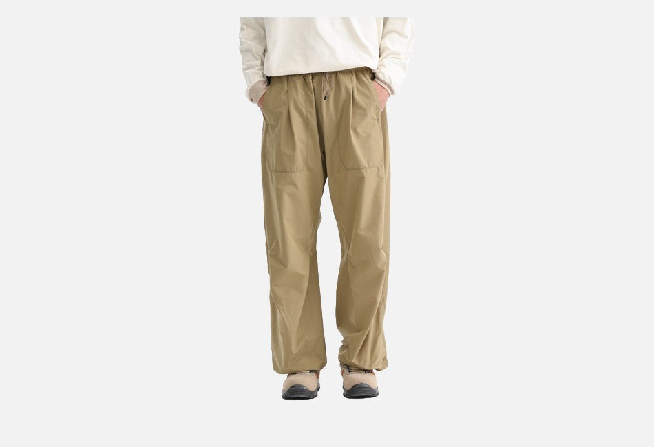 Bold Emblem Wide-Leg Trousers