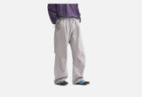Bold Emblem Wide-Leg Trousers