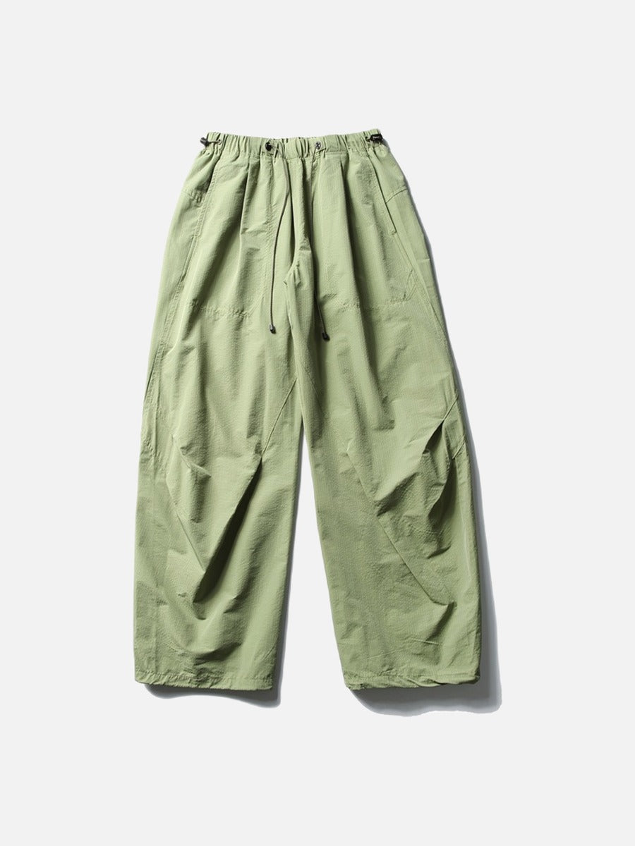 Bold Emblem Wide-Leg Trousers