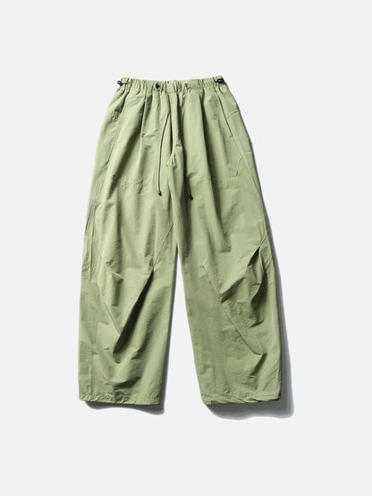 Bold Emblem Wide-Leg Trousers